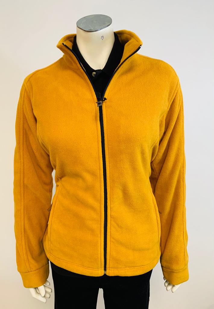 BD0015 Ladies Fleece Jacket wind proof Colors-Yellow only size S and XL -  Lizzardsports