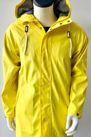 Lizzard Sports SL19315 Long Rain jacket Mens,100% PU Waterproof, Colors-Yellow