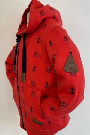 Art no-1057 Kids CVC Anker  print Vest,Red,Navy,Coral