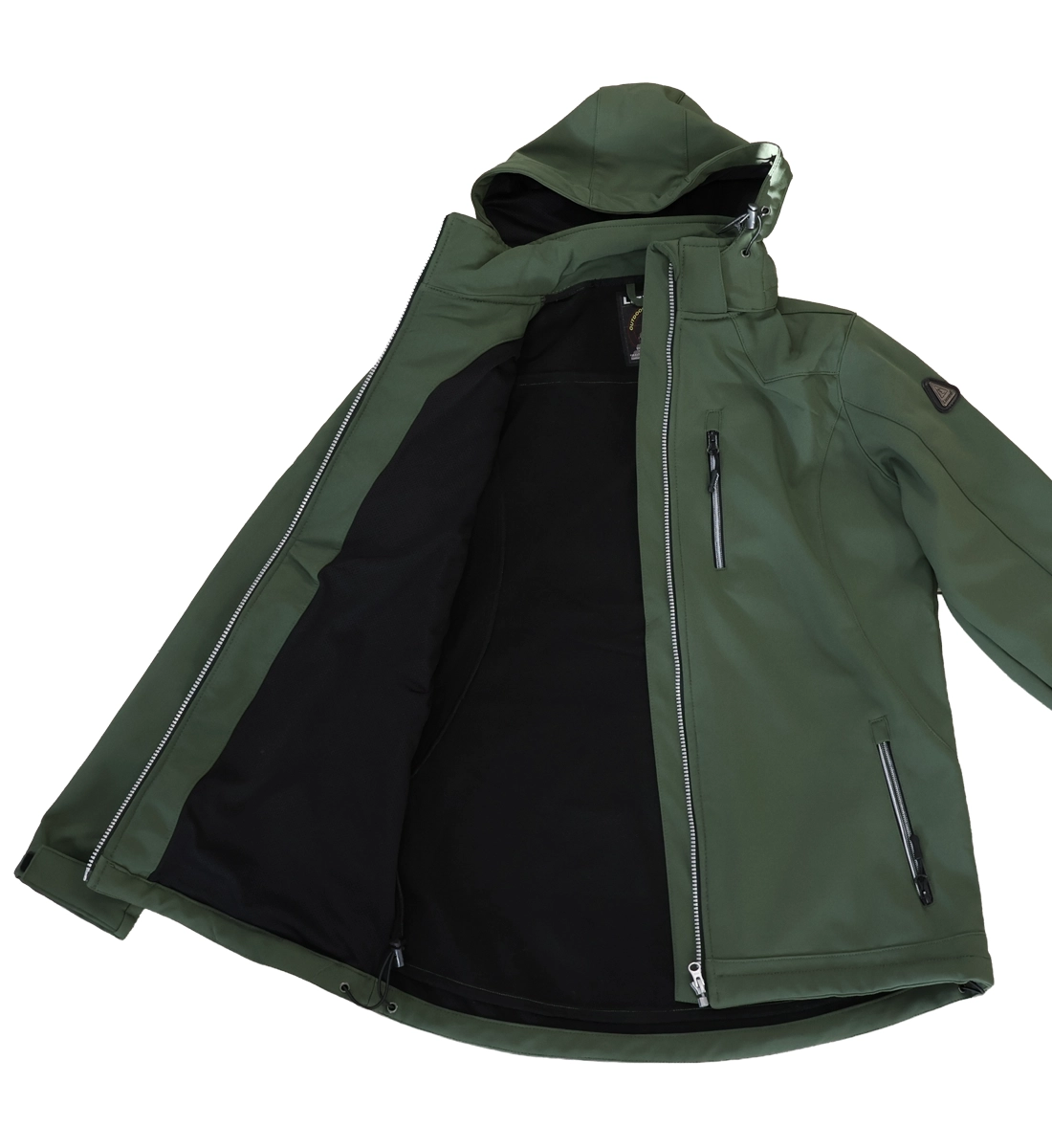 Heren Softshell Tussenjas met Capuchon – Winddicht - Afbeelding 8