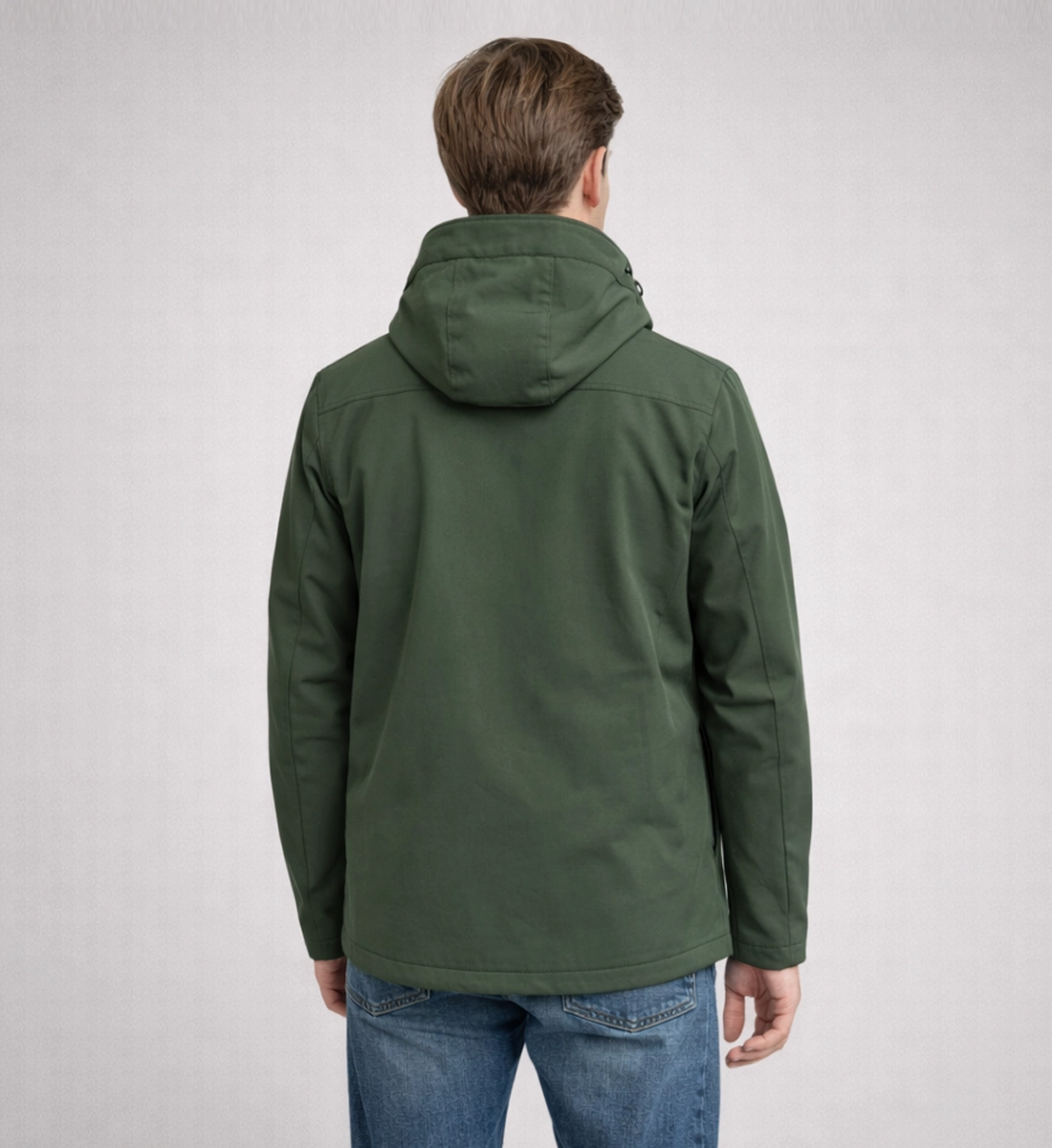 Heren Softshell Tussenjas met Capuchon – Winddicht - Afbeelding 3