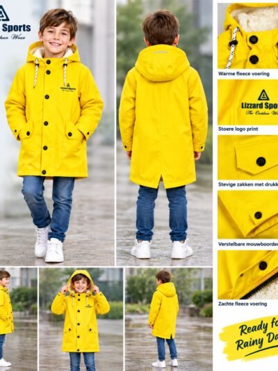 SL1931213 Kids Sarpa Padding Long Rain Jacket